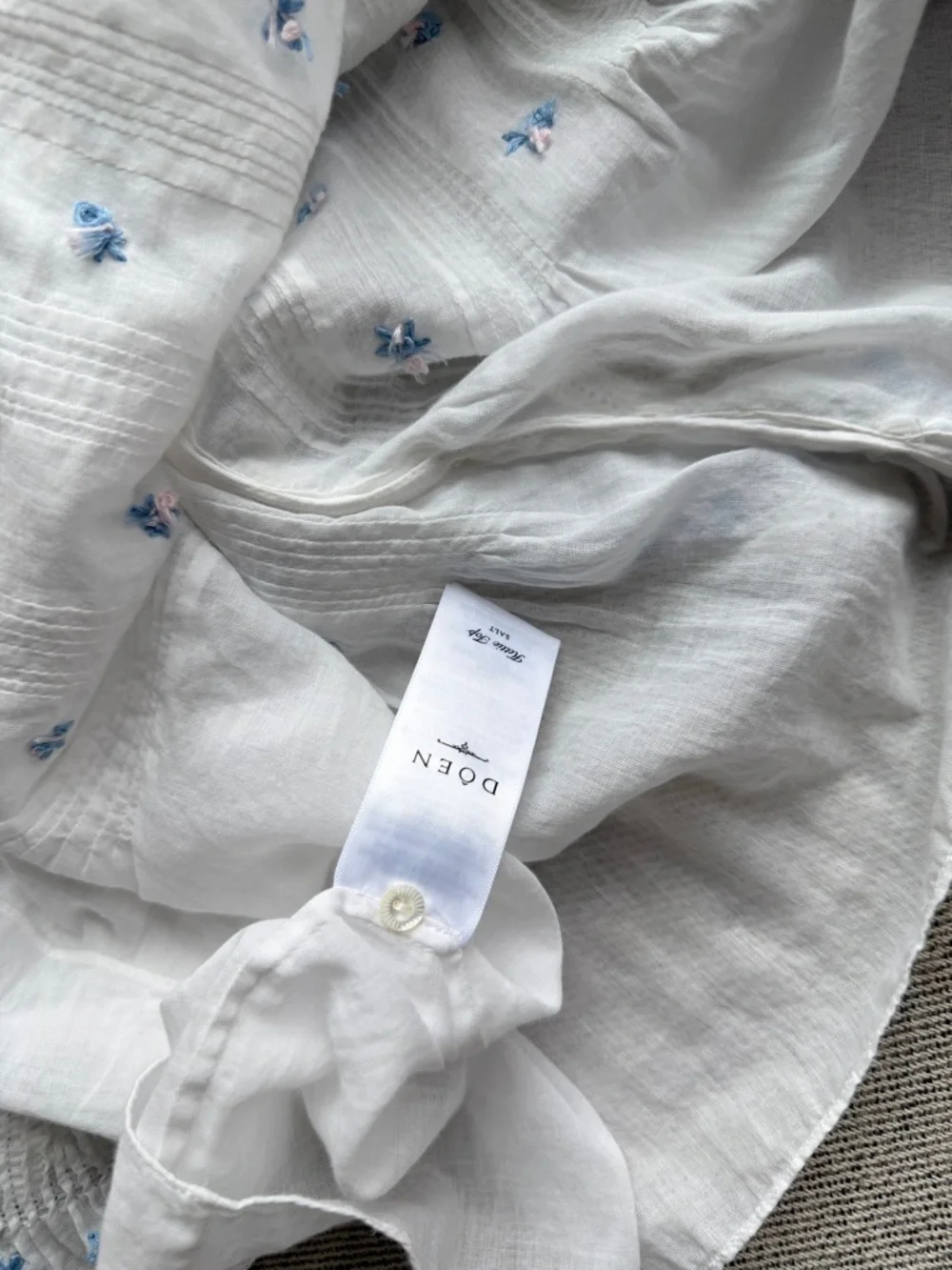 NEW Doen HETTIE HENRI TOP IN SALT XS